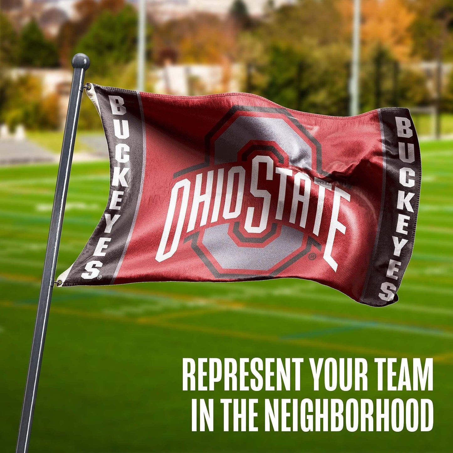 BSI PRODUCTS, INC. - Alabama Crimson Tide 3’x5’ Flag with Heavy-Duty Brass Grommets - UA Football, Basketball & Baseball Pride - High Durability - Designed for Indoor or Outdoor Use - Great Gift Idea