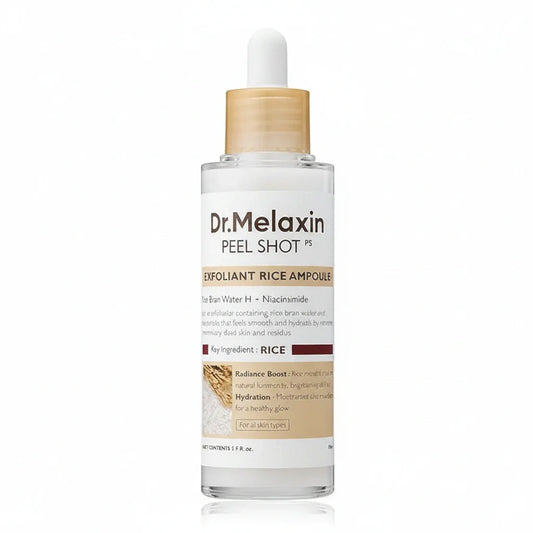 Peel Shot Glow Rice Essence 80ml – Deep Hydrating & Gentle Exfoliating Skin Repair Serum | Rice Extract Brightening & Barrier Repair Facial Essence