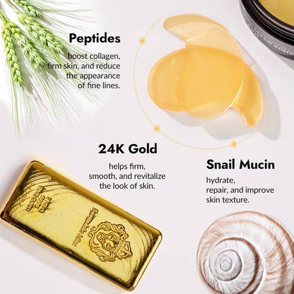 MIZON Snail Repair Intensive Gold Eye Gel Patch Masks - 60 pieces