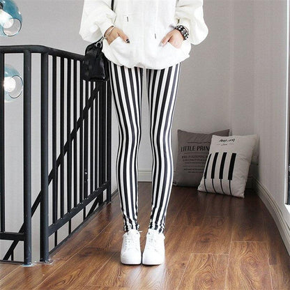 High Waist Leggings Pants Fitness Women Fashion  Printing Leggings Women Fitness Yoga Pants High Waist Push Up Sportswear Elastic Trousers Gym Running Workout Pants Push Up Running Elastic Stripe Dot Bottom Leggings